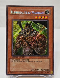 Elemental Hero Wildheart EHC2-EN003 Secret Rare Limited Edition Yugioh 7818 - Image 1