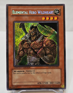 Elemental Hero Wildheart EHC2-EN003 Secret Rare Limited Edition Yugioh 7817 - Image 1