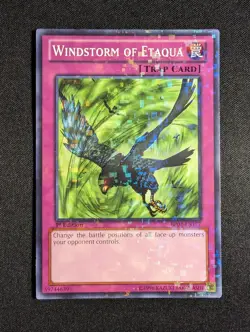 Yugioh - Windstorm of Etaqua Mosaic BP02-EN177 1st Edition Mosaic Rare LP - Image 1