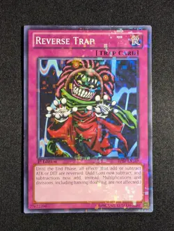 Yugioh - Reverse Trap BP02-EN169 1st Edition Mosaic Rare LP - Image 1