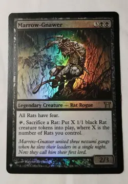 Magic Card / Marrow-Gnawer / LIST / #124 / FOIL / Rare / NM/MINT CONDITION / MTG - Image 1