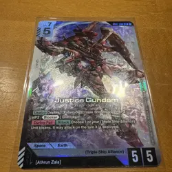 Gundam Card Game Newtype Rising Justice Gundam GD01-066 LR - Image 1