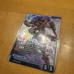 Gundam Card Game Newtype Rising Justice Gundam GD01-066 LR - Image 2
