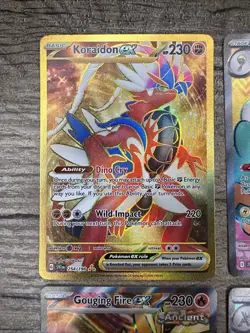 Pokemon TCG Lot Of 4 Full Art Cards Bellibolt, Scizor, Gouging Fire, Koraidon ex - Image 4