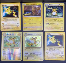 20x Pokemon Cards PIKACHU Raichu Lot - Holo Vintage GX Promo GRADED Stamped TCG - Image 4