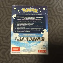 Shiny Koraidon & Miraidon Pokemon Scarlet Violet Code Card- Gamestop - Image 2