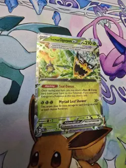 Ogerpon EX 012/131 Teal Mask Double Rare Prismatic Evolutions Pokemon Card - Image 3