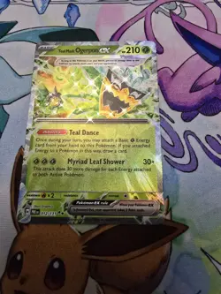 Ogerpon EX 012/131 Teal Mask Double Rare Prismatic Evolutions Pokemon Card - Image 4