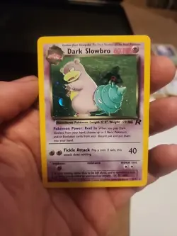 Pokemon TCG Dark Slowbro Holo Rare Card Team Rocket Set - Image 4