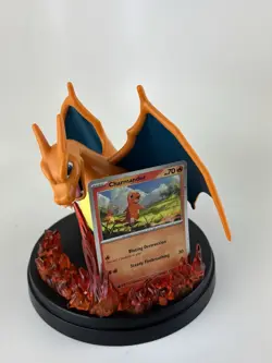 CHARIZARD EX Fire Breathing Card Display Figurine Statue from EX Super Premium - Image 4