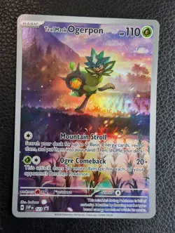 Teal Mask Ogerpon - SVP123 Black Star Promo Card (Pokemon) Illustration Rare - Image 1
