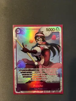 Porche OP07-072 Super Rare English 500 Years Future One Piece TCG Card Game NM - Image 1