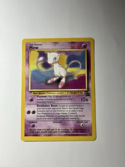 Mew Black Star Promo 8 Non-Holo Rare 2000 WOTC Vintage Pokemon Card - Image 1