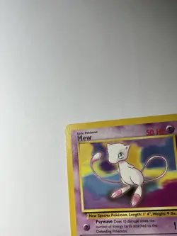 Mew Black Star Promo 8 Non-Holo Rare 2000 WOTC Vintage Pokemon Card - Image 5