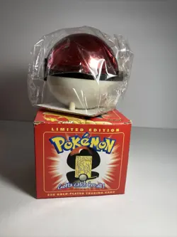 1999 23K Gold Plated Charizard Trading Card Burger King Pokemon Ball NEW SEALED - Image 2