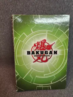 BAKUGAN BRAWLERS TRADING CARD BINDER Green read desc - Image 1
