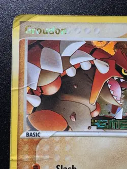 Groudon 5/106 EX Emerald Pokemon Card Reverse Holo Foil Rare HP - Image 3