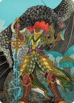 Caradora, Heart of Alacria Art Card (3/54) MTG NM Art Series: Aetherdrift - Image 1