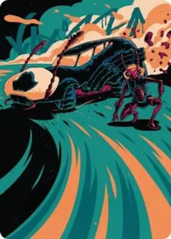 Carrion Cruiser Art Card 39 MTG NM Art Series: Aetherdrift - Image 1