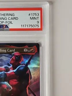 Magic the Gathering Secret Lair 2025 Deadpool Trading Card Foil, PSA 9 - Image 5