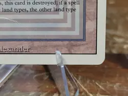 MTG Magic the Gathering Underground Sea Dual Land Revised Edition DMG Read Descr - Image 5