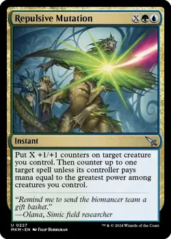 Foil - Repulsive Mutation - 227 / NM / English MTG - Image 1