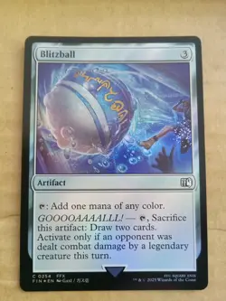 Blitzball Final Fantasy Foil MINT PACK FRESH - Image 1