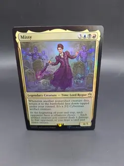 Missy 0008 Foil Rare Doctor Who Commander MTG Near Mint - Image 1