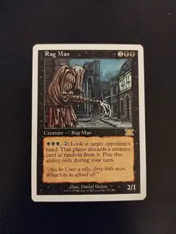 Rag Man LP x1 6th Edition MTG Magic the Gathering 1x - Image 1