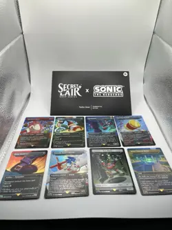 Magic The Gathering Secret Lair x Sonic Turbo Gear Foil Opened- I Ship Fast ! - Image 1