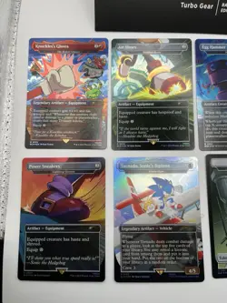 Magic The Gathering Secret Lair x Sonic Turbo Gear Foil Opened- I Ship Fast ! - Image 4