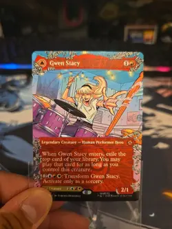 Gwen Stacy (0209) (Borderless) Marvel's Spider-Man Regular MTG - Image 3