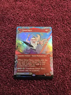 Gwen Stacy 0209 Foil Borderless Marvels Spider-Man - Image 1