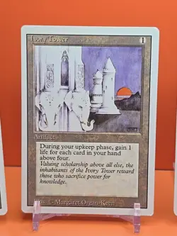🟤🟤🟤 (4) 1994 Magic The Gathering IVORY TOWER REVISED 3RD EDITION PLAYED🟤🟤🟤 - Image 3