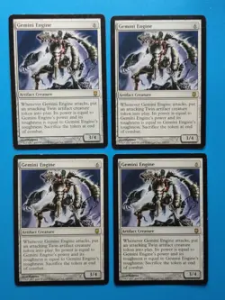 MTG 4x Gemini Engine x4 MP Darksteel Magic Playset - Image 1