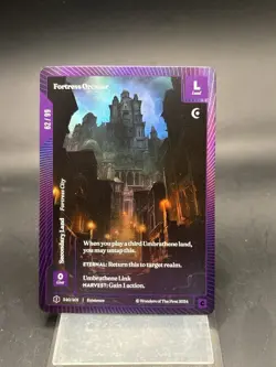 Wonders Of The First Fortress Orcscar 340 OCM 62/99 Common Land SSP - Image 1