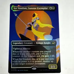 MTG EOE- Syr Vondam, Sunstar Exemplar (Borderless FOIL) - Rare #302 NM English - Image 1