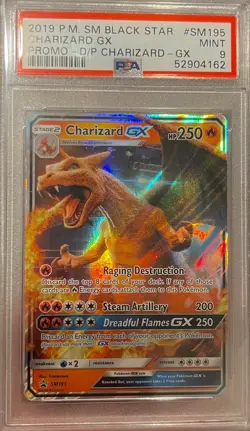 Pokemon Sun & Moon Detective Pikachu #SM195 - Charizard GX - PSA 9 MINT 💎 - Image 2