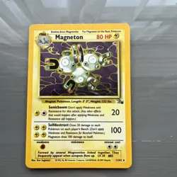 Pokemon TCG Fossil Magneton 11/62 Holo Unlimited Near Mint - Image 1
