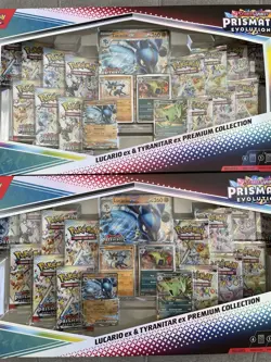 Lot Of 2 Pokemon Lucario Ex Tyranitar Ex Premium Collection Sam's Club Exclusive - Image 1