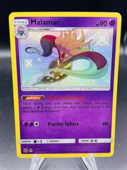 Pokemon Malamar SV18 Hidden Fates Shiny Vault Ultra Rare Holo NM - Image 1