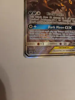 Pokemon Umbreon & Darkrai GX SM241 Black Star Promo TAG TEAM - Holo NM/Mint - Image 3