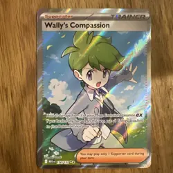 Pokemon WALLY'S COMPASSION 176/132 - Mega Evolution - RARE FULL ART - MINT - Image 1