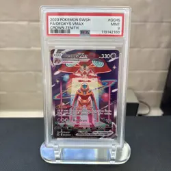 2023 Pokemon SWSH Deoxys VMAX Crown Zenith FA Mint GG45/GG70 PSA 9 - Image 1