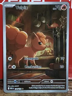 Vulpix Illustration Rare Pokemon Mega Evolution 138/132Near Mint - Image 1