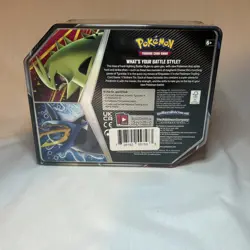 Pokemon Tyranitar V Strikers Tin - Factory Sealed 5 Packs (Tyranitar Tin) Sealed 820650809552 - Image 2