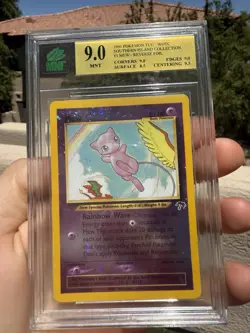 2001 Pokemon TCG - WOTC Southern Island Collection #1 Mew - Reverse Foil Grade 9 - Image 1