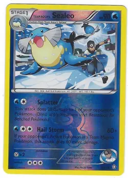 Team Aqua's Sealeo 4/34 Double Crisis Reverse Holo Pokemon - Lightly Played - Image 1