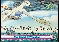 topps Pokemon The Movie 2000 Non Holo Foil #66 The Beast of The Sea Lugia - Image 1