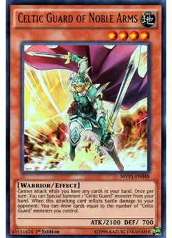Yugioh - Celtic Guard of Noble Arms (Ultra Rare) (Unlimited) - MVP1-EN048 P - Image 1